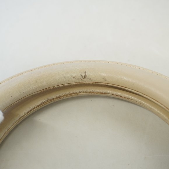 Auth Christian Dior Lady Dior Women's Leather Handbag Beige - Picture 8 of 13